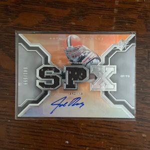 Joe Thomas autographed rookie jersey card